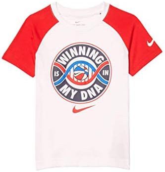 Nike Çocuğun Kazanması Dna'mda Tee (Küçük Çocuklar) Beyaz 5 Küçük Çocuk