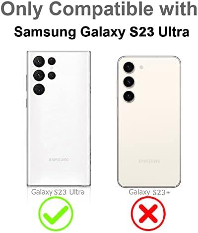 Samsung Galaxy S23 Ultra Kılıf için PERRKLD Manyetik Kılıf [Magsafe ile Uyumlu] Sevimli Aşk Kalp Lüks Kaplama Yumuşak