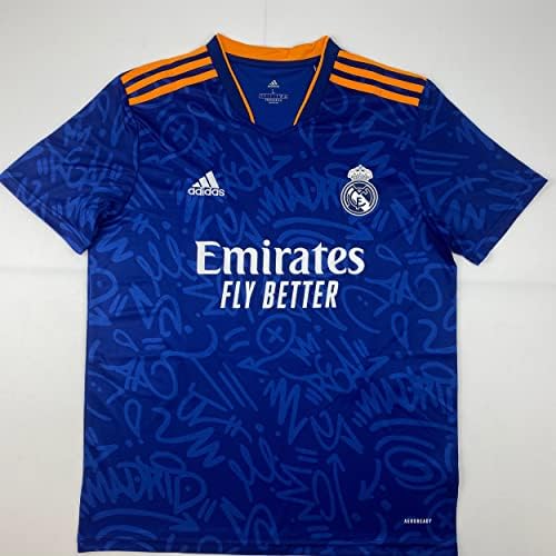İmzalı / İmzalı Luka Modric Real Madrid Mavi Futbol Forması Beckett BAS COA