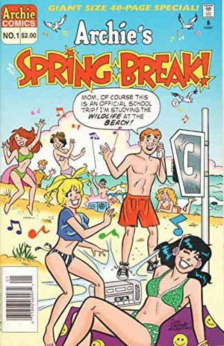Archie'nin Bahar Tatili 1 VF / NM; Archie çizgi roman / Plaj Bikini Örtüsü