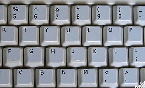 İngilizce ABD Gri BACKGROUBD Klavye Çıkartmalar Olmayan Şeffaf Bilgisayarlar DİZÜSTÜ BİLGİSAYARLAR için Masaüstü Klavyeler