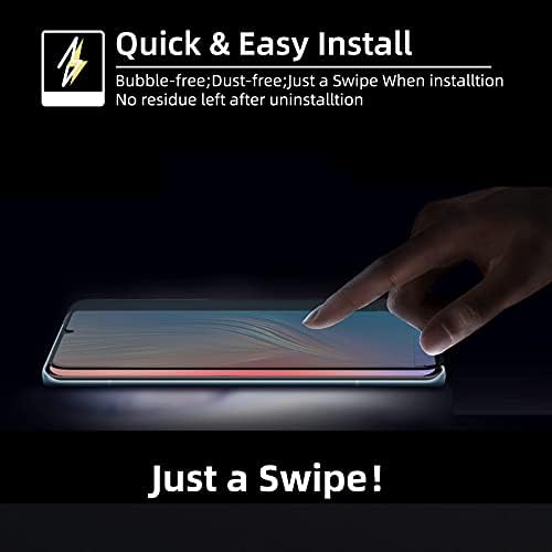 Amleute 【3 + 1 Paket Samsung Galaxy Note 20 Gizlilik Ekran Koruyucu, 9H Temperli Cam, Anti-Casus 【Destek parmak izi