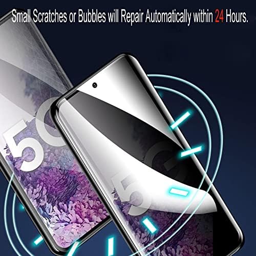 YiiLoxo Hidrojel Film Gizlilik Ekran Koruyucu ile Uyumlu Samsung Galaxy S20 Ultra [Anti-Casus] Yüksek hassasiyetli