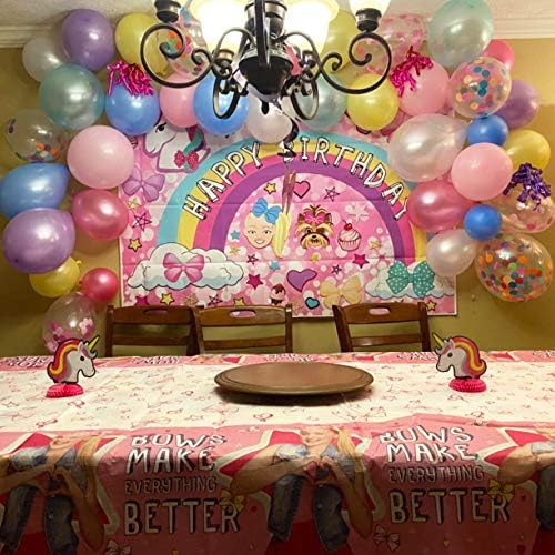 AOSTO 5x3ft Tatlı Doğum Günü Backdrop-Unicorn Tema Gökkuşağı Çılgın Büyük Kız Köpek Doğum Günü Dekor Malzemeleri-Karikatür