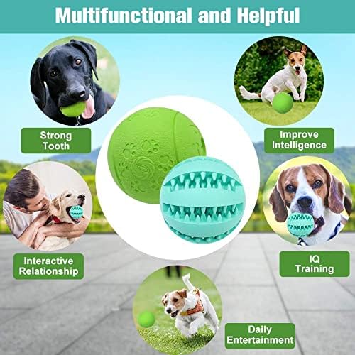 HİPPİH Köpek Bulmaca Oyuncak 2 Paket, Tedavi Dağıtımı için İnteraktif Köpek Oyuncakları, Diş Çıkarma için Dayanıklı