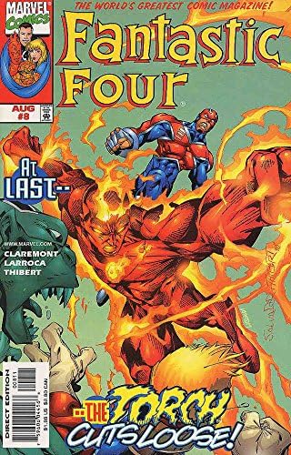 Fantastik Dörtlü (Cilt. 3) 8 VF / NM; Marvel çizgi romanı / Chris Claremont
