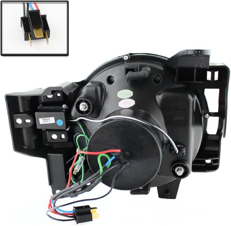 ZMAUTOPARTS 3D DRL LED Şerit Projektör Far Lambası Siyah Set Çifti Toyota Fj Cruiser Için