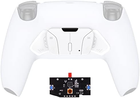 Yükselişi RİSE4 kitine Çevirin-Yeniden tasarlanmış beyaz K1 K2 K3 K4 Geri düğmeleri Konut ve Remap PCB kartı PS5 denetleyicisi