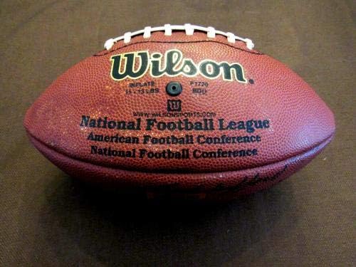 New York Giants Wellington Mara Frank Gifford İmzalı Otomatik Wilson Futbolu Jsa İmzalı Futbol Topları