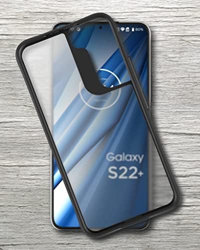 Kaplı X Zırh Samsung S22 Artı Kılıf ile Kemer Klipsi Kılıfı-İnce Koruyucu Tasarım, Açık Don (2022 Galaxy S22 + 5G)