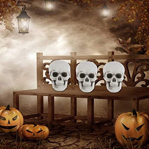 ABOOFAN 12 ADET Cadılar Bayramı İskelet Cadılar Bayramı Kafatası Kafa Kafa Kemik Modeli Kafatası Kafa Dekorasyon Plastik