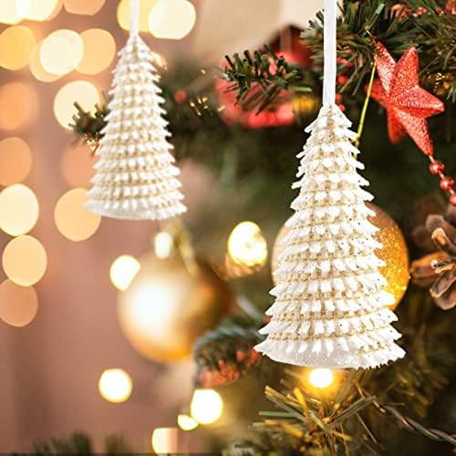 Pencereler için Asılı Kristaller Uzun Noel Dekorasyonu Yaratıcı Köpük Şekilli Noel Top Kolye Noel Ağacı Süsleme Kolye
