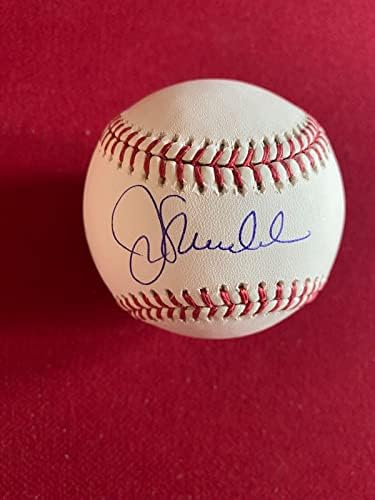 Joe Maddon, İmzalı (JSA) Resmi Beyzbol (Eski) Cubs - İmzalı Beyzbol Topları