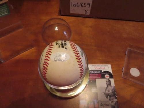 Ramon Martinez Dodgers İmzalı Beyzbol topu JSA - İmzalı Beyzbol Topları