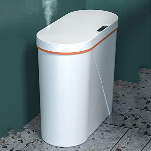 ZHAOLEI Sprey akıllı çöp tenekesi Elektronik Otomatik ev çöp kutuları Mutfak Banyo Çamaşır tuvalet dar yerler sensör