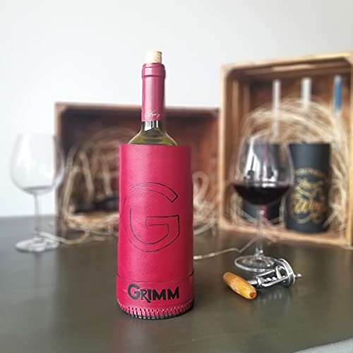 Şarap şişesi çantası / Deri Şarap Kutusu / Ev Sahibi Hediye / Şarap Şişesi Tutucusu / Lüks Hediye / Kişiselleştirilmiş