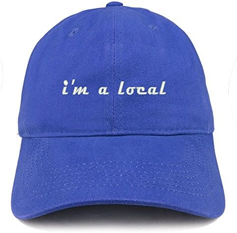Modaya Uygun Giyim Mağazası Ben Yerel İşlemeli Yumuşak Pamuklu Baba Şapkasıyım