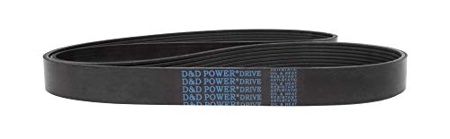 D & D PowerDrive 6PJ760 Metrik Standart Yedek Kayış, 30 Uzunluk, 0,56 Genişlik