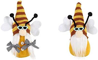 Ussuma 22 CM Dolması peluş oyuncaklar Sevimli Arı Gnome Cüce Meçhul Bebek Süsler Yastık Yumuşak bel desteği Yastık