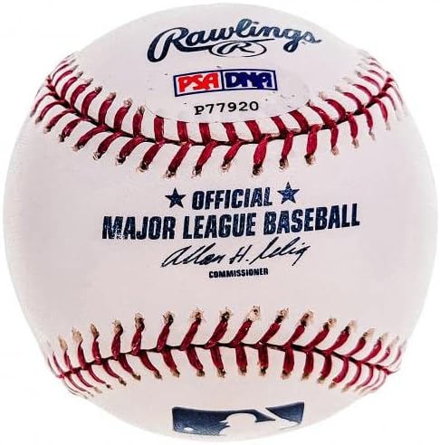 Lee Thomas İmzalı Resmi MLB Beyzbol New York Yankees 61 Yankees PSA/DNA P77920 - İmzalı Beyzbol Topları
