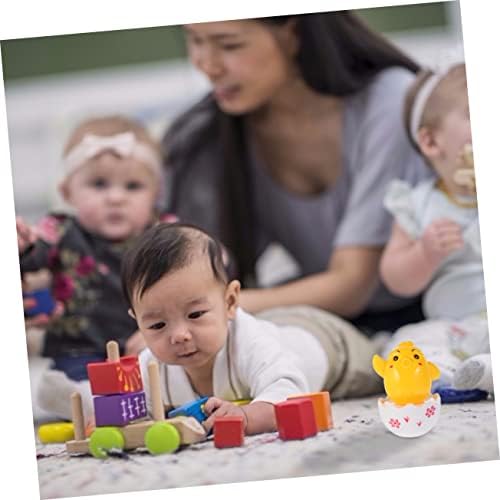 Didiseaon 3 adet Tumbler Oyuncak Mikro Oyuncaklar Plastik Bebek Bebek Minyatür Hayvan Figürleri Sevimli Hayvan Tumbler
