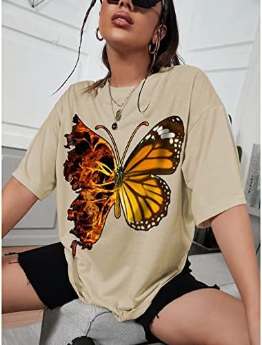 Moda Rahat Tişörtü Hafif Kare Boyun T-Shirt Kadınlar için Kısa Kollu Artı Boyutu Katı Yaz Klasik