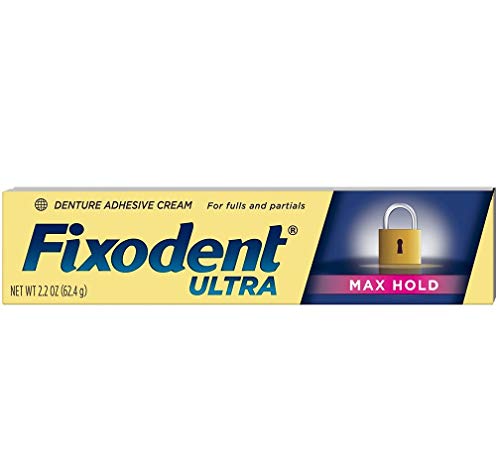 Fixodent Ultra Max Hold Diş Yapıştırıcısı, 2,2 oz (6'lı Paket)