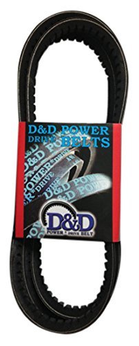 D & D PowerDrive BX36 V Kayış, 5/8 x 39 OC, BX, Kauçuk
