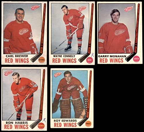 1969-70 O-Pee-Chee Detroit Red Wings Takım Setine Yakın Detroit Red Wings (Set) VG Red Wings