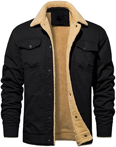 FSAHJKEE avcı ceketi Erkekler İçin Soğuk Hava, Uçuş Ceketler Erkekler İçin, Kış Sıcak Palto Kapitone Hafif Mont Coatwear
