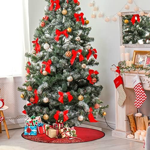 visesunny Noel Ağacı Mat Ağacı Standı Mat Zemin Koruyucu Sevgililer Günü Emici Ağacı Standı Tepsi Mat Mevsimsel Şükran