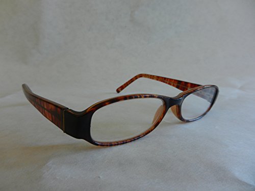 Foster Grant + 1.25 Kahverengi Kaplumbağa Plastik Çerçeve Okuma Gözlüğü (329) + ÜCRETSİZ Temizlik Bezi