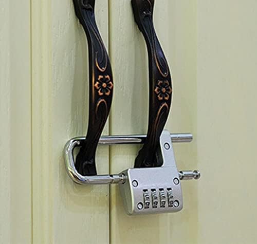Asma Kilit, Şifreli Kilit, 4 Haneli Şifreli Asma Kilit, 2-1 / 2 (64mm) Genişliğinde Gövde. 3/8 inç Paslanmaz Çelik