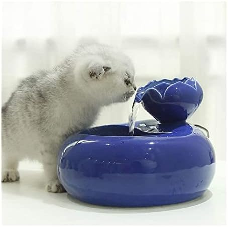 pet su sebili Kedi su çeşmesi İçme için Ultra Sessiz Seramik Pompa Pet su sebili Kedi ve Küçük Köpekler için 1.5 L