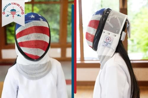 Folyo Eskrim Spor Maskesi-Yastıklı Önlük ile CE350N Sertifikalı Ulusal Sınıf-Folyo Maskesi Kafa Teli İçerir - Parlama