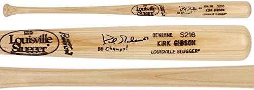 Kirk Gibson Los Angeles Dodgers İmzalı Louisville Slugger Oyun Modeli Yarasa 88 Şampiyon Yazıtlı-İmzalı MLB Yarasalar