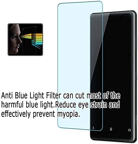 Puccy 3 Paket Anti mavi ışık ekran koruyucu film ile uyumlu Nikon Coolpix S8000 TPU koruma (Temperli Cam Koruyucular