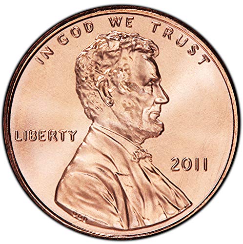 2011 P & D BU Lincoln Cent Kalkan Cent Seçim Dolaşımsız ABD Nane 2 Sikke Seti