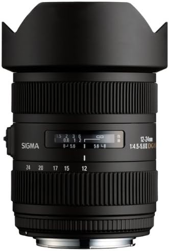 Pentax Dijital SLR Kameralar için Sigma 12-24mm f/4.5-5.6 AF II DG HSM Lens