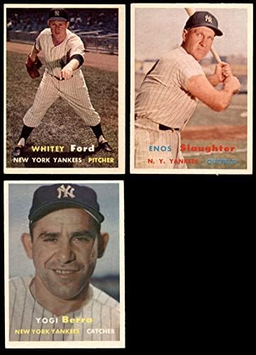 1957 Topps New York Yankees Takım Seti New York Yankees (Set) ESKİ / MT Yankees