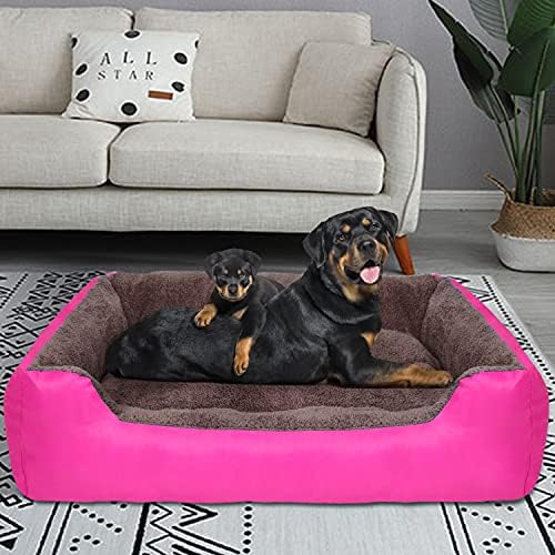 Orta Köpekler için PUPPBUDD Evcil Köpek Yatağı(XXL-Büyük Köpekler için Büyük), Makinede Yıkanabilir Köpek Yatağı Orta