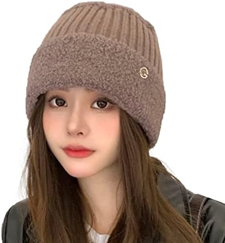 Kış Kadın Özel Örme Kış Moda Katı Şapka Rakun Sıcak Kayak Kap Trim Şapka Sıcak Limuzin Şapka