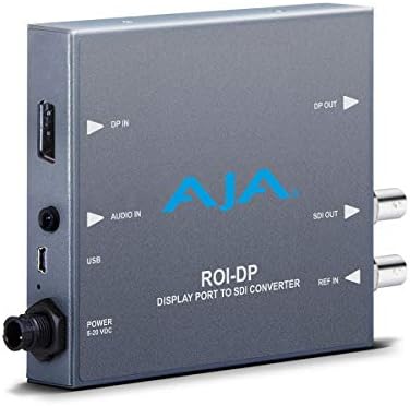 İlgi Alanı (ROI) Ölçeklendirmeli AJA ROI-DP Ekran Bağlantı Noktasından 3G-SDI Mini Dönüştürücüye