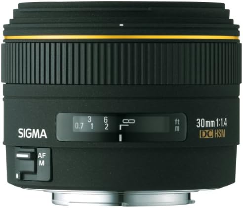 Minolta ve Sony Dijital SLR Kameralar için Sigma 30mm f/1.4 EX DC Lens