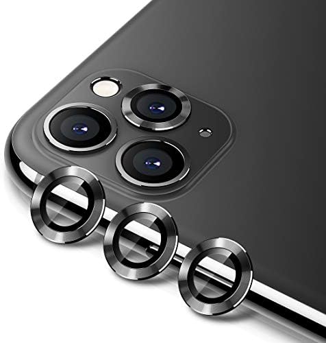 Buluby iPhone 11 Pro Max / 11 Pro Kamera Lens Koruyucu, Premium Temperli Cam Alüminyum Alaşımlı Lens ekran koruyucu