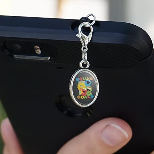 Susam Sokağı Elmo Karakter Grubu Kadro Hedefleri Cep Telefonu Kulaklık Jakı Oval Charm iPhone iPod Galaxy uyar