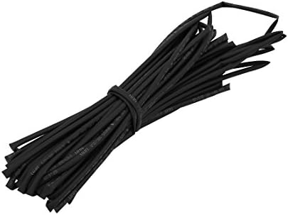 Aexıt Daralan Elektrik ekipmanları hortum kablo Sarma kablo kılıfı 10 Metre Uzun 2.5 mm İç Çap Siyah