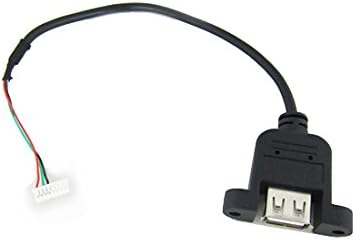 GORİTE USB A Tek Dişi Panel Montajlı 1X8 Pin Dahili USB Konektörü-9 inç
