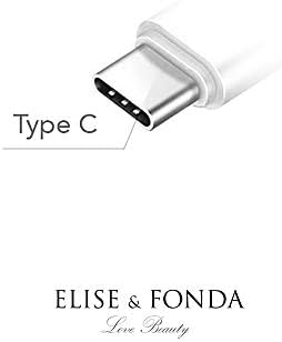 ELİSE & FONDA TP34 Yeni Tip-C USB Şarj Portu Anti Toz Fiş Sevimli Yuvarlak İlk Harf H Kolye Cep Telefonu Charm Samsung