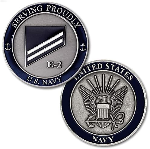ABD Donanması E-2 Denizci Çırağı Mücadelesi Coin